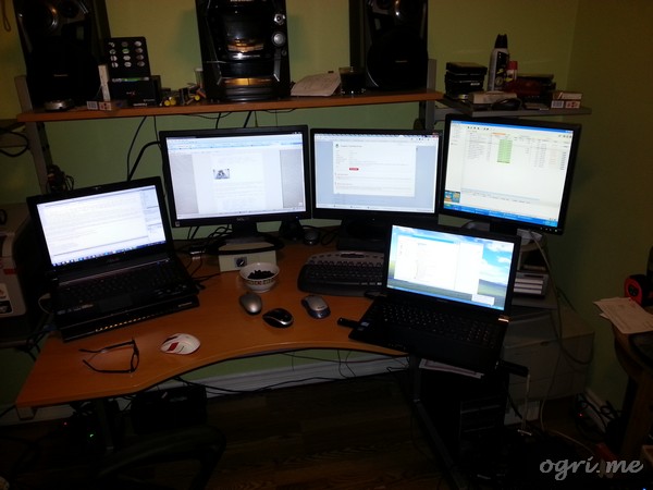 five-monitors